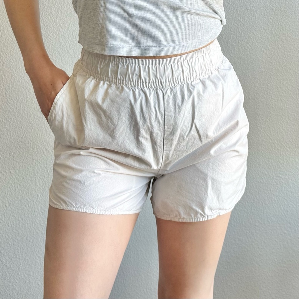H&M Cotton Shorts High Rise Drawstring